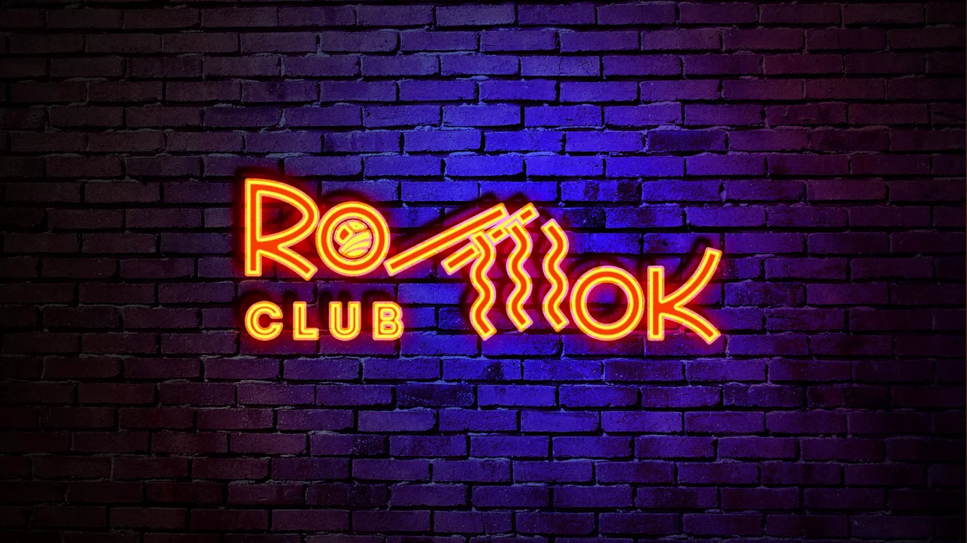 Разработка интерьерной вывески суши-бара «Roll Wok Club» в Красавино